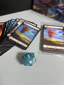 Magic The Gathering Final Fantasy Gift Bundle extras inc dice lands (no cards) - Image 2