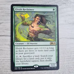 MTG Elvish Reclaimer RARE Core Set 2020 Magic the Gathering +free cards - Image 1