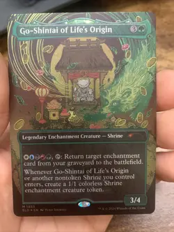 Go-Shintai of Life's Origin Thick Stock Secret Lair SLD 20 Ways to Win Foil - Image 1