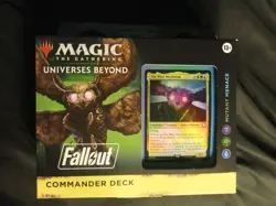 MTG Fallout Mutant Menace Commander Deck Box with Life Counter Wise Mothman - Image 1