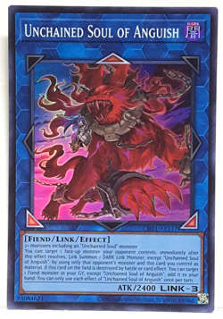 Yugioh Asian-English Unchained Soul of Anguish CR01-AE117 Super Rare - Image 1