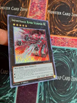 Yu-Gi-Oh! Infinitrack River Stormer INCH-EN007 Secret Rare 1st Edition NM a1/ - Image 2