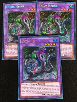 Yugioh Extox Hydra BLMR-EN007 1st Secret x3 (NM) - Image 1