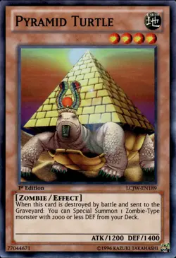 Pyramid Turtle - Super Rare 1st Edition LCJW-EN189 - LP - YuGiOh - Image 1