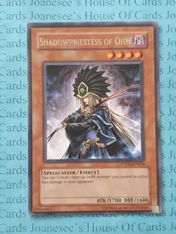 PTDN-EN024 Shadowpriestess of Ohm Rare Yu-Gi-Oh Card Unl - Image 1
