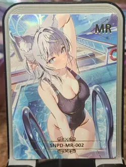 Sunaookami Shiroko Goddess Story Girl Party 6 CHARM OF GODDESS Card MR MR-002 - Image 1