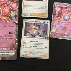 Team Rocket's Mewtwo Jumbo Set Promo Cards SPV205 black star - Image 4