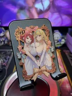 Goddess Story Metal Card Serialized Anime Waifu Pyra And Mythra - Image 2