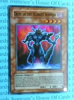 Ogre of the Scarlet Sorrow ABPF-EN005 Super Rare Yu-Gi-Oh Card (U) - Image 1