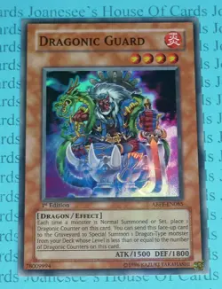 Dragonic Guard ABPF-EN085 Super Rare Yu-Gi-Oh Card 1st Edition New - Image 1