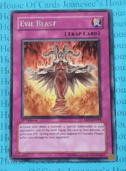 Evil Blast ABPF-EN094 Silver Rare Yu-Gi-Oh Card 1st Edition New - Image 1