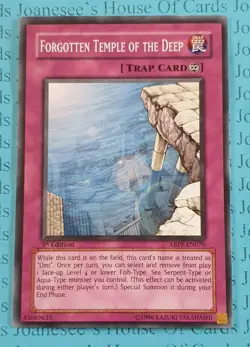 Forgotten Temple of the Deep ABPF-EN076 Common Yu-Gi-Oh Card 1st Edition New - Image 1