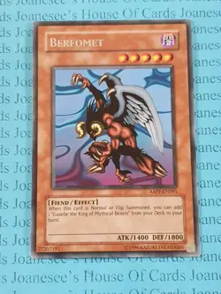 Berfomet ABPF-EN091 Rare Yu-Gi-Oh Card (U) New - Image 2