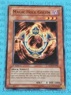 Magic Hole Golem ABPF-EN008 Common Yu-Gi-Oh Card 1st Edition New - Image 1