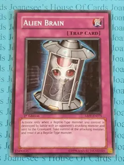 Alien Brain ABPF-EN075 Common Yu-Gi-Oh Card 1st Edition New - Image 1