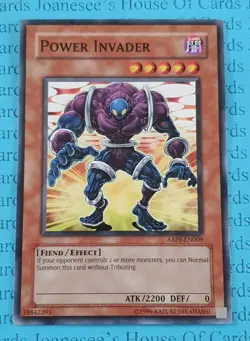 Power Invader ABPF-EN009 Common Yu-Gi-Oh Card (U) New - Image 1