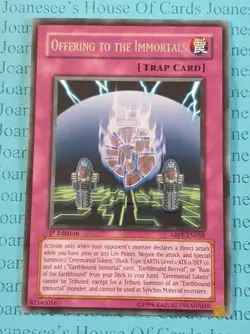 Offering to the Immortals ABPF-EN068 Silver Rare Yu-Gi-Oh Card 1st Edition New - Image 1