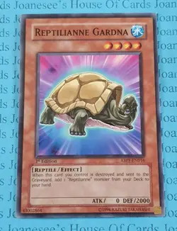 Reptilianne Gardna ABPF-EN016 Common Yu-Gi-Oh Card 1st Edition New - Image 1