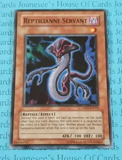 Reptilianne Servant ABPF-EN015 Common Yu-Gi-Oh Card (U) New - Image 1