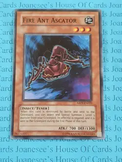 Fire Ant Ascator ABPF-EN020 Common Yu-Gi-Oh Card (U) New - Image 3