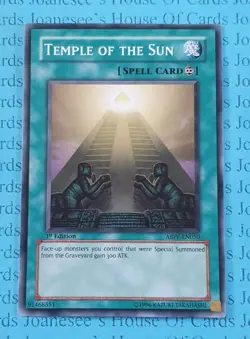 Temple of the Sun ABPF-EN050 Common Yu-Gi-Oh Card 1st Edition New - Image 1