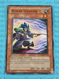 Power Supplier ABPF-EN007 Common Yu-Gi-Oh Card (U) New - Image 1