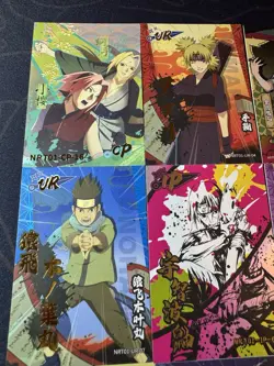 Naruto Shippuden Naruto Character Collectible CP NM TCG 9 x Thick Premium Cards - Image 2