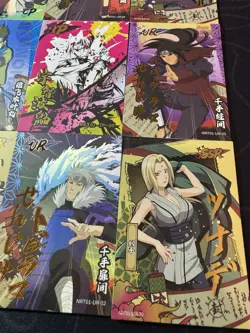 Naruto Shippuden Naruto Character Collectible CP NM TCG 9 x Thick Premium Cards - Image 4