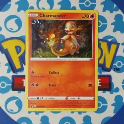 Charmander SWSH092 Black Star Promo SWIRL Holo NM Pokemon Card - Image 1