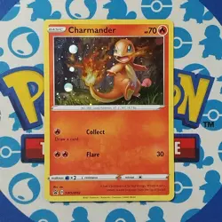 Charmander SWSH092 Black Star Promo SWIRL Holo NM Pokemon Card - Image 3