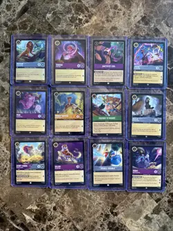 disney lorcana 12 Card Lot - Image 1