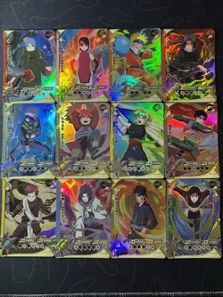 Naruto Shippuden Naruto Character Collectible TCG 12 x Kayou Licensed Cards SSR - Image 1