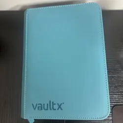 Vault X Ocean Blue 4-Pocket Exo-Tec Zip Binder - 160 Cards - New - Image 1