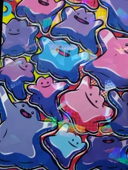 Ditto - Cracked Ice Holo - Team Rocket Card Database - Pokemon Card - Image 4