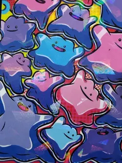 Ditto - Cracked Ice Holo - Team Rocket Card Database - Pokemon Card - Image 5