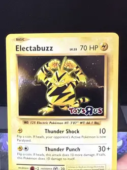 Pokemon Card Electabuzz 041/108 Toys R US Holo Stamped Rare XY Evolutions Promo - Image 2
