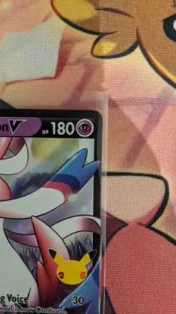 Dark Sylveon V - SWSH134 - Black Star Ultra Rare Promo 25th - Pokemon Card - NM - Image 4