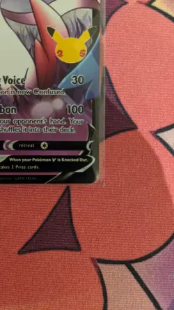 Dark Sylveon V - SWSH134 - Black Star Ultra Rare Promo 25th - Pokemon Card - NM - Image 5