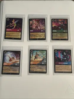 Disney Lorcana TCG: Set Of Three Legendary & Three Super Rare Cards - Image 2