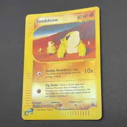 Sandshrew Pokemon Card 92/144 Skyridge e-Reader Reverse Holo Nintendo M6-90 - Image 5