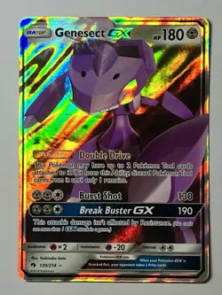 Genesect GX 130/214 (NM) Ultra Rare Sun & Moon: Lost Thunder 2019 Pokemon Card - Image 1