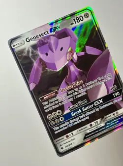 Genesect GX 130/214 (NM) Ultra Rare Sun & Moon: Lost Thunder 2019 Pokemon Card - Image 4