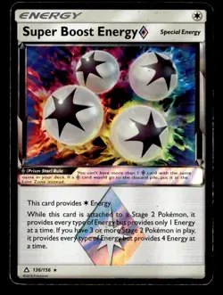 Super Boost Energy Prism Star 136/156 Ultra Prism Pokemon Card - Image 1