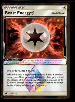 Beast Energy Prism Star 117/131 Forbidden Light Pokemon Card - 2 - Image 1