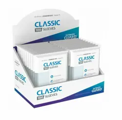 Ultimate Guard 20 x 100 pochettes taille standard Transparent card sleeves 71014 - Image 1
