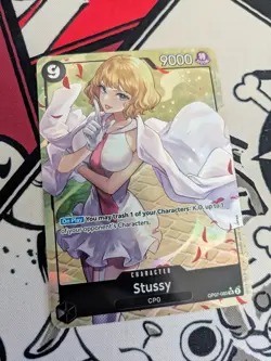 One Piece TCG Stussy Alternative Art Card OP07-085 Super Rare - Image 2