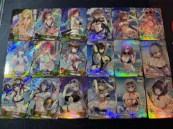 Goddess Story Waifu Bikini 18 x Character Doujin Cards Maiden Girl Party SSR UR - Image 1