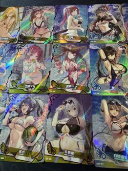 Goddess Story Waifu Bikini 18 x Character Doujin Cards Maiden Girl Party SSR UR - Image 3