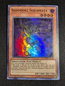 Yu-Gi-Oh! Shaddoll Squamata BLHR-EN082 1st Edition Ultra Rare NM - Image 1