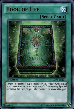 Book Of Life - Ultra Rare 1st Edition LCJW-EN211 - LP - YuGiOh - Image 1